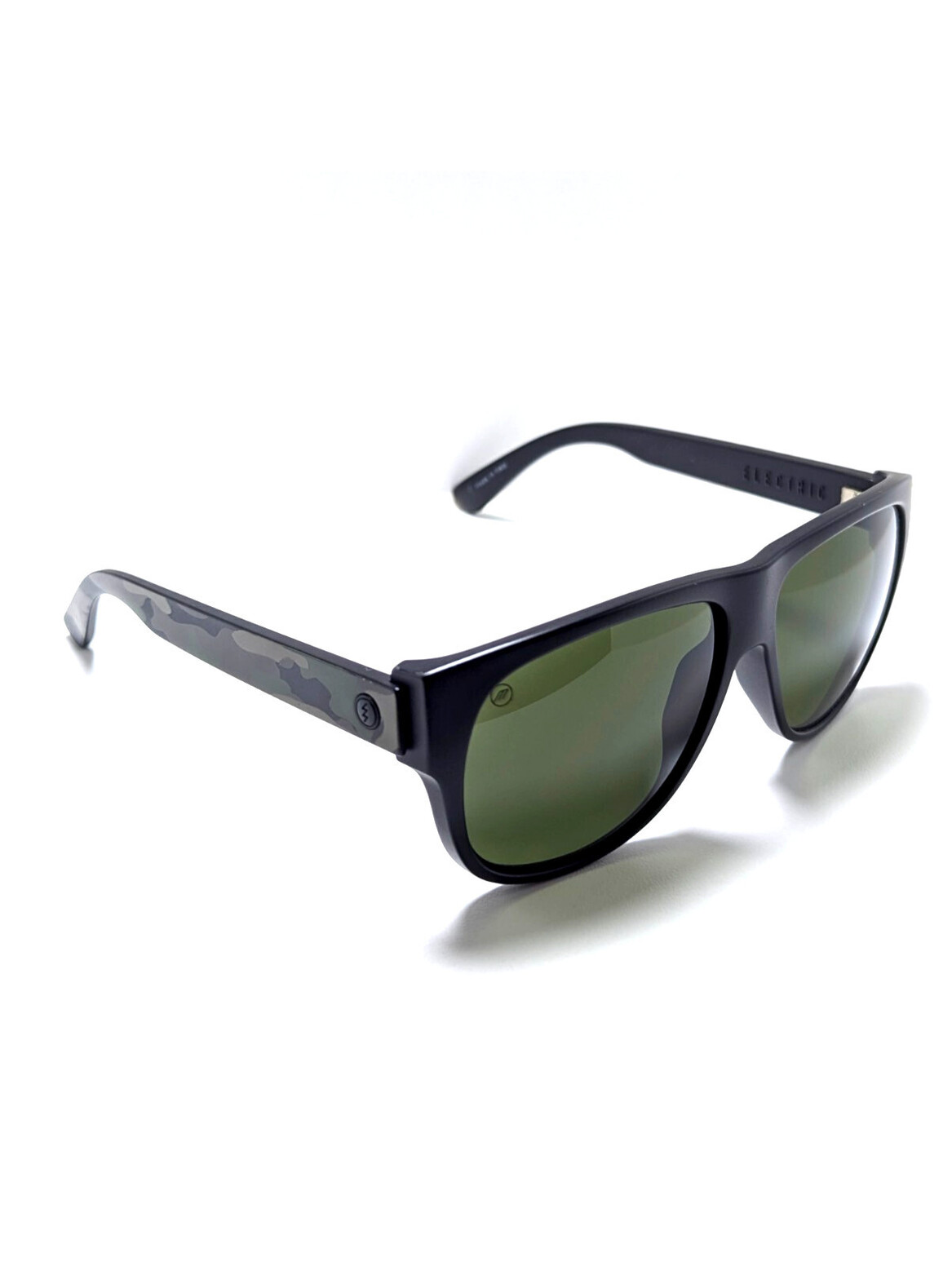 Electric Mopreme Classic Green Lens Black Camo Square Men's Fashion Sunglasses